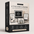 Pack de 4 talleres online Papier All in One para emprendedoras creativas