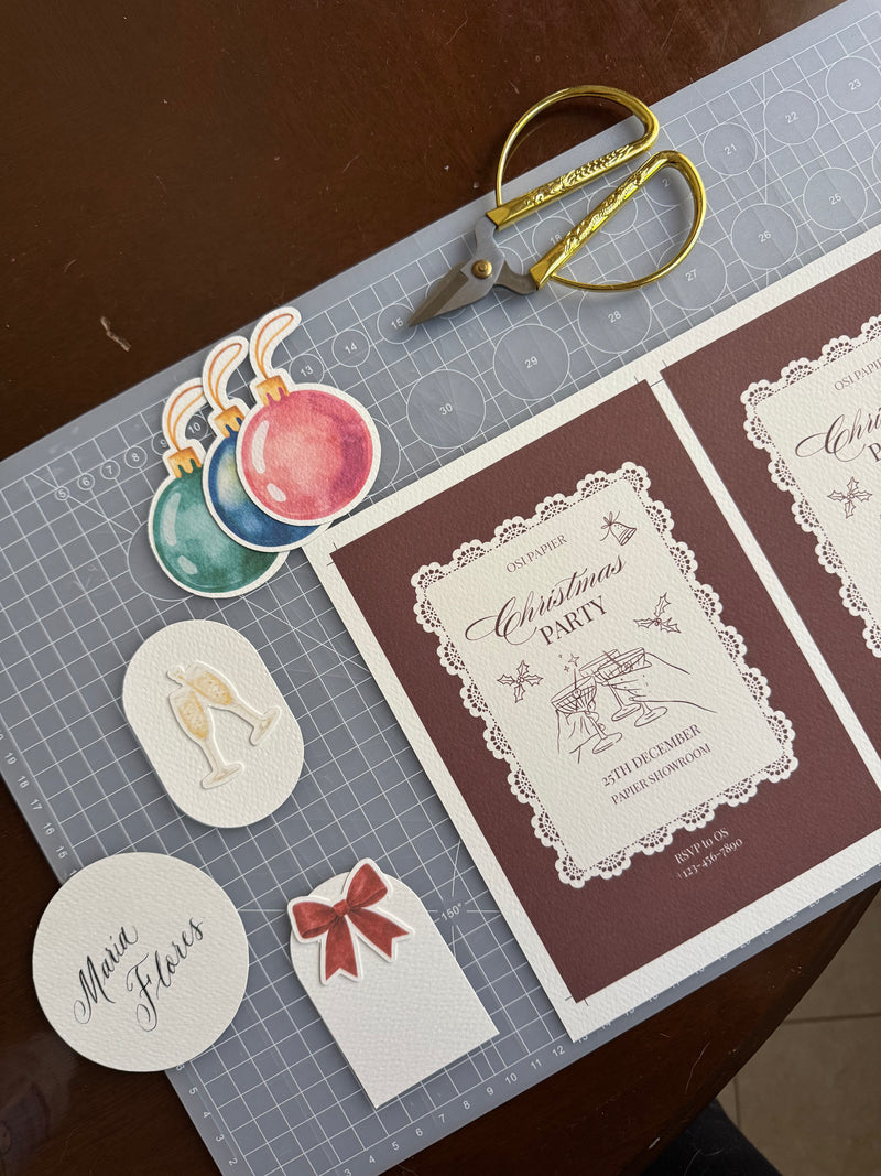 Christmas Hostess Stationery