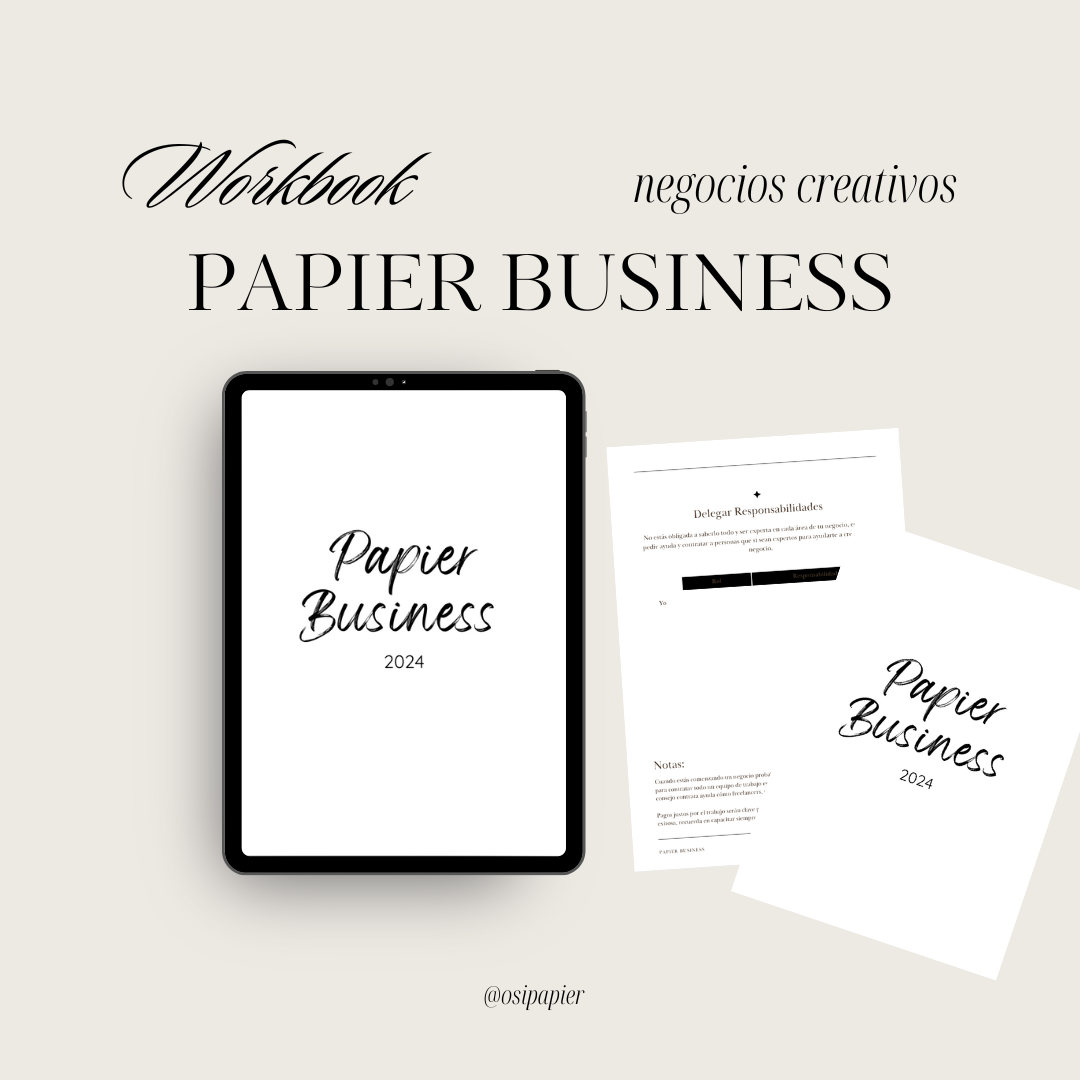 Papier Business Workbook