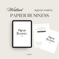 Papier Business Workbook